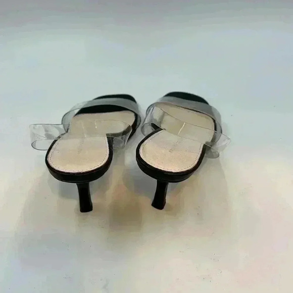 French Connection Women's High Heels - Size 6 - Vegan leather and clear … - Picture 3 of 8